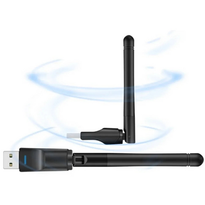 Adattatore WiFi USB Scheda Rete Wireless 150Mbps Antenna Portatile Ricevitore WiFi