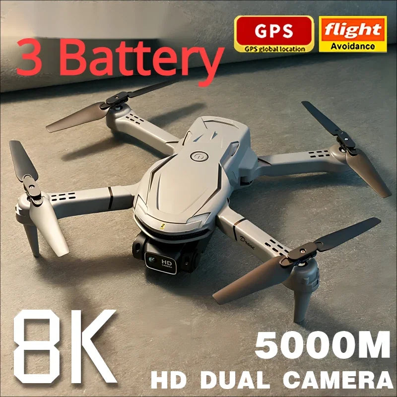 Drone Telecomandato Batteria 8K Risoluzione Fotocamera Ricaricabile USB Pieghevole WiFi Eliche Ricambio Accessori Controllo Remoto Domotica - POWER SMARTECH