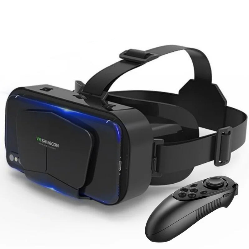 Visore IMAX Realtà Virtuale Colore Nero Adatto Telefoni 7 Pollici Controller Telecomando
