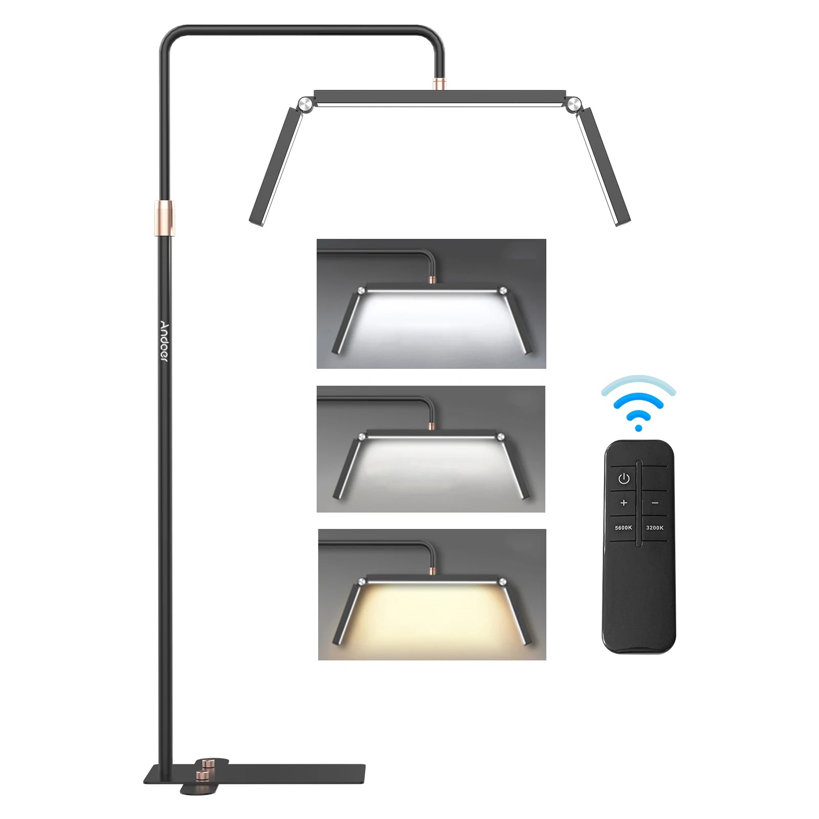 Luce Professionale Pieghevole Alluminio Ferro 40W Regolabile Tonalità Luminosità Accessori Elettronica - IN POWER SMARTECH