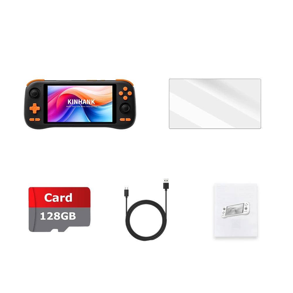 Console Videogioco Scheda SD 128GB Giochi Inclusi 27000 Dimensioni Display 5,5 Pollici
