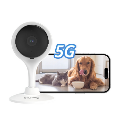 Videocamera Sorveglianza Piccole Dimensioni Interno Supporta Windows IOS 3 Megapixel Lente 4mm Connettività 5G Ricopre Spazio 130° - IN POWER SMARTECH