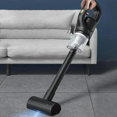 Aspirapolvere Senza Fili Ricaricabile Piccole Dimensioni Diverse Testine Nero Verde 120W Elettrodomestici Casa Pulizia - POWER SMARTECH