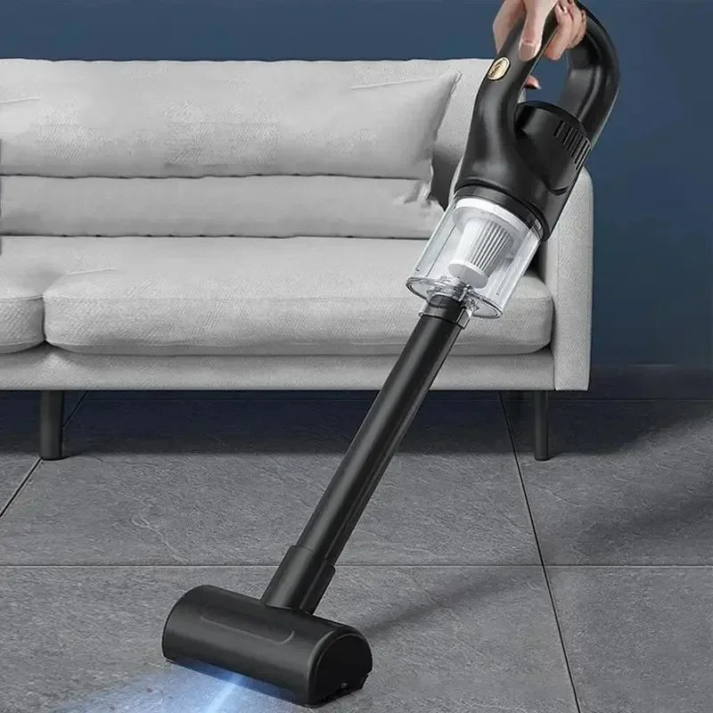 Aspirapolvere Senza Fili Ricaricabile Piccole Dimensioni Diverse Testine Nero Verde 120W Elettrodomestici Casa Pulizia - POWER SMARTECH