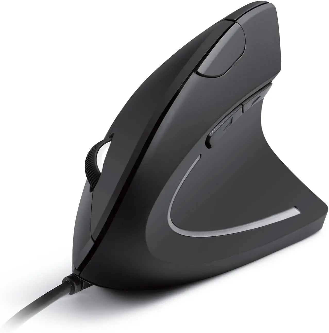 Mouse Wireless Ricaricabile Doppia Modalità Bluetooth Clic Silenzioso Nero