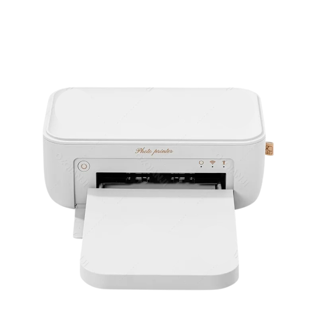 Stampante Fotografica Termica 300 DPI Carta Fotografica Stampante Colori WiFi Bluetooth Nastro Cartuccia