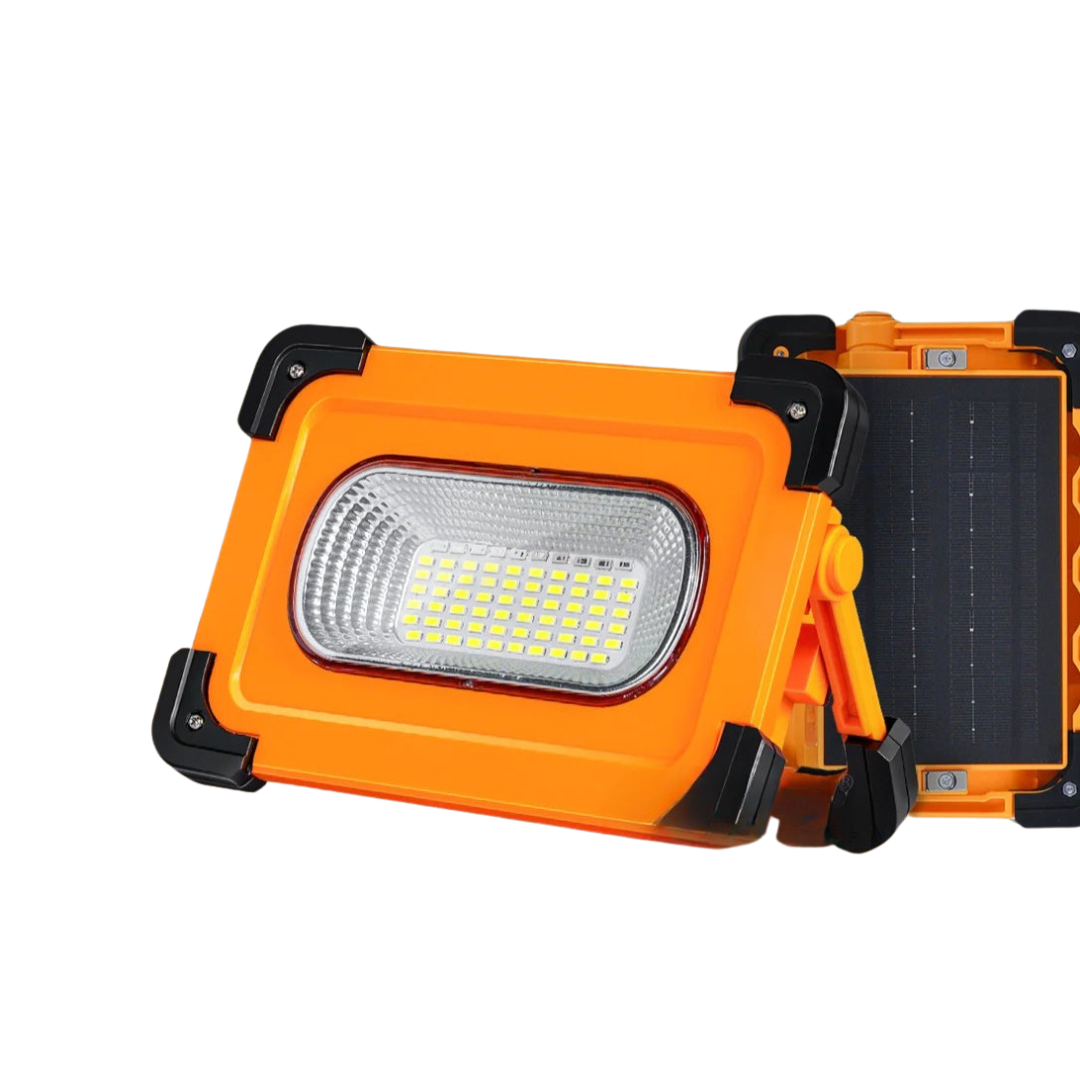 Torcia Potente Luce Solare LED Tipo C Power Bank Magnetiche Sospese Impermeabile IP64