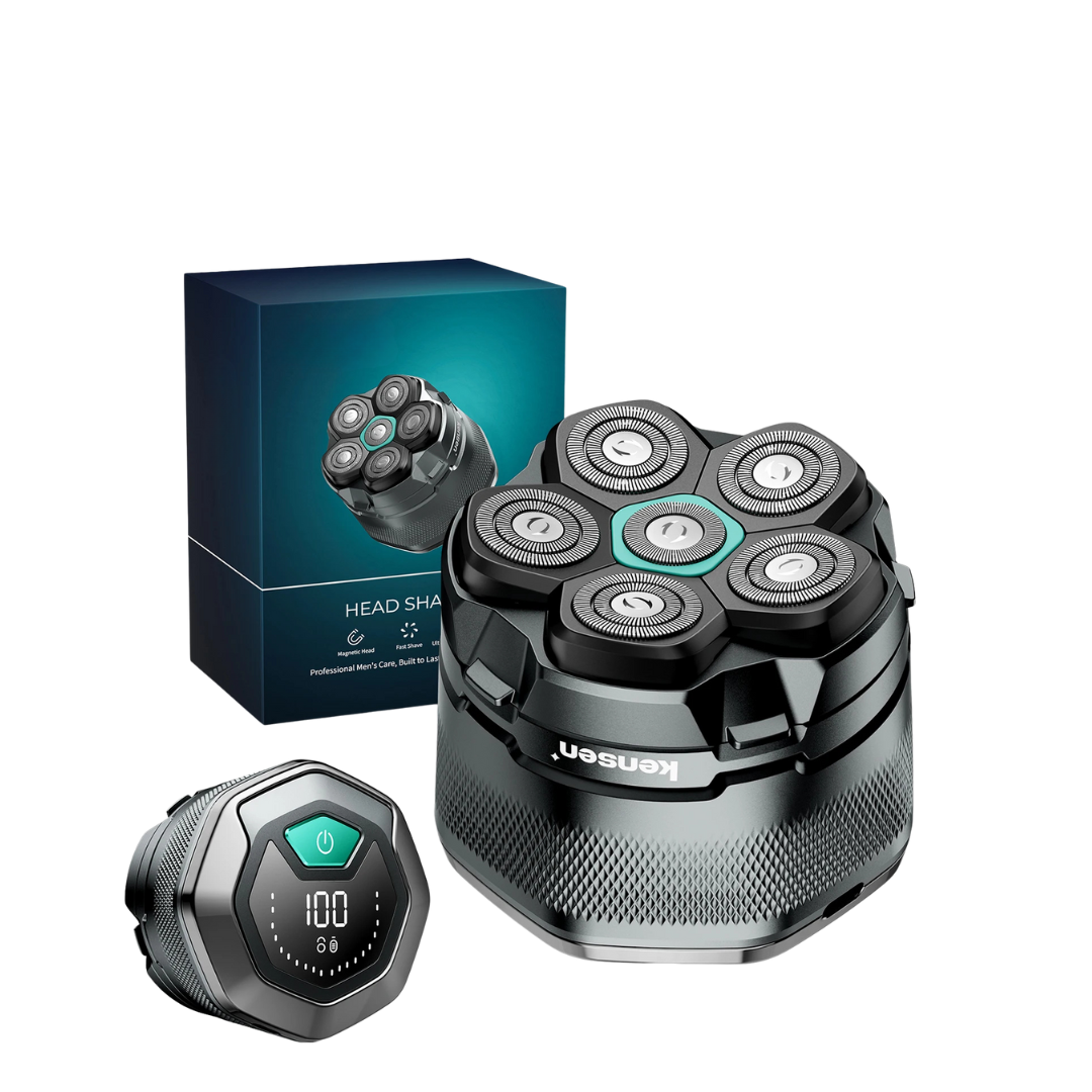 Rasoio Elettrico Barba Capelli Delicato Utilizzo Asciutto Bagnato Uomo