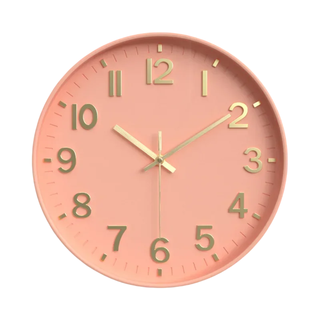 Orologio Silenzioso Tridimensionale Creativo Diverse Colorazioni Design Moderno