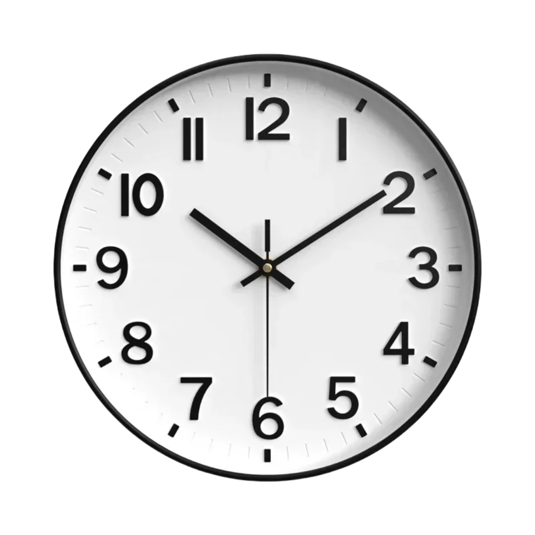 Orologio Silenzioso Tridimensionale Creativo Diverse Colorazioni Design Moderno