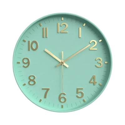 Orologio Silenzioso Tridimensionale Creativo Diverse Colorazioni Design Moderno