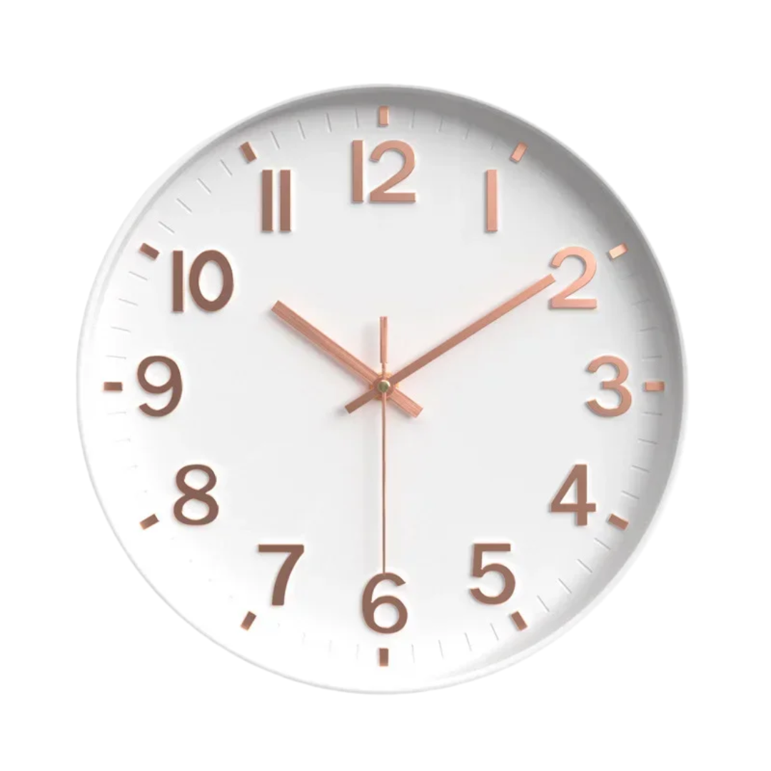 Orologio Silenzioso Tridimensionale Creativo Diverse Colorazioni Design Moderno