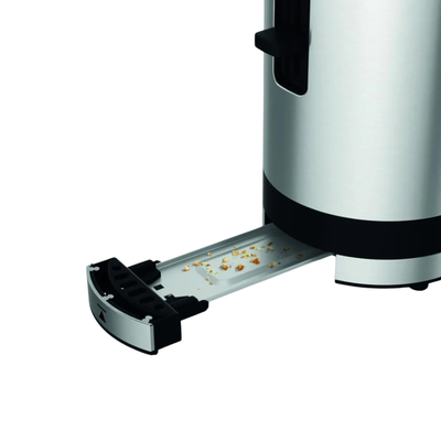 Tostapane Acciaio 7 livelli Design Compatto Vassoio Briciole 1 Fessura Capiente