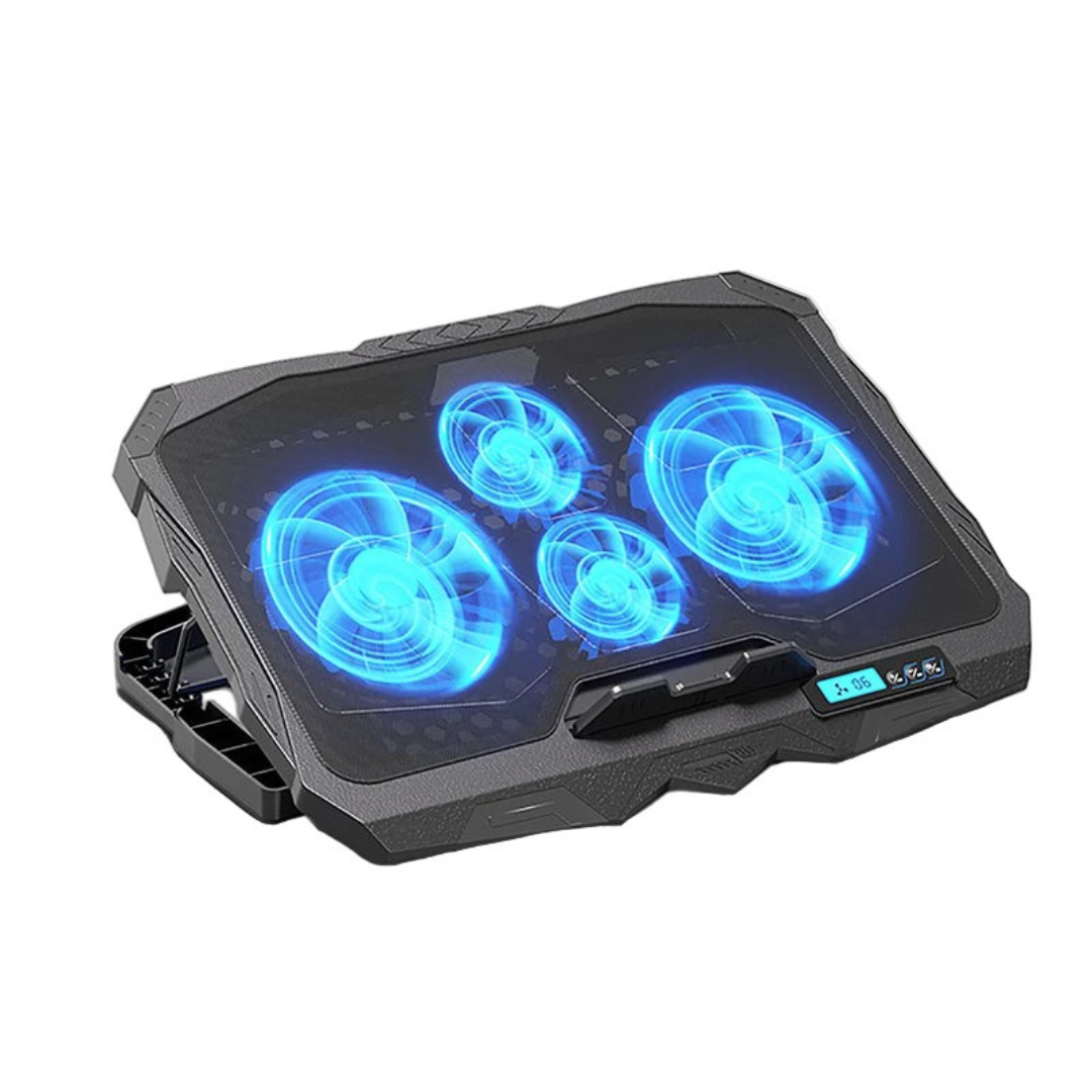 Supporto Raffreddamento  5 Altezze  6 Velocità Vento Regolabili 4 Ventole Display  2 Porte USB