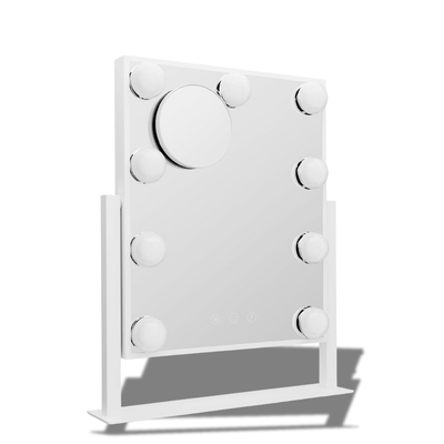 Specchio Luci  12 Lampadine LED Illuminazione 3 Colori 360 ° Rotazione