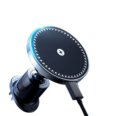 Adattatore Magnetico Caricabatteria Telefono Auto Senza Fili 15W Supporto Telefono