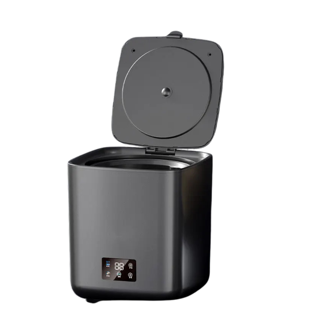 Mini Lavatrice Automatica 8 Litri Elettrica Portatile Biancheria Intima Domestica 4 Velocità Sterilizzazione