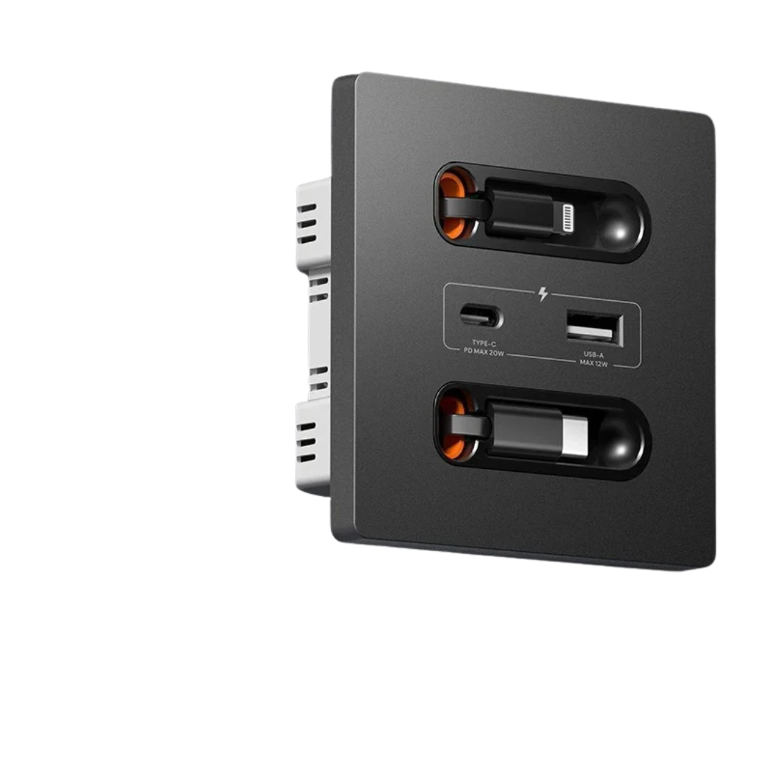 Presa USB Ricarica Rapida  20 W Cavo Ricarica Presa Tipo C Ricarica Intelligente Universale