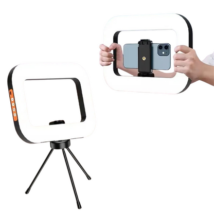 Anello Portatile LED Luce Riempimento Ricaricabile Telefono Cellulare Portatile Luce Selfie