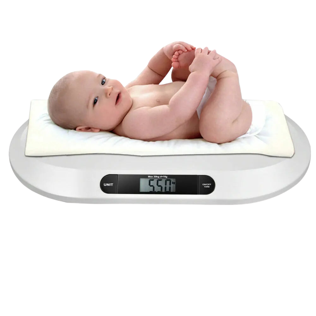 Bilancia Intelligente Bambino Display Bilancia Neonati Digitale Bianco Peso Elettronica