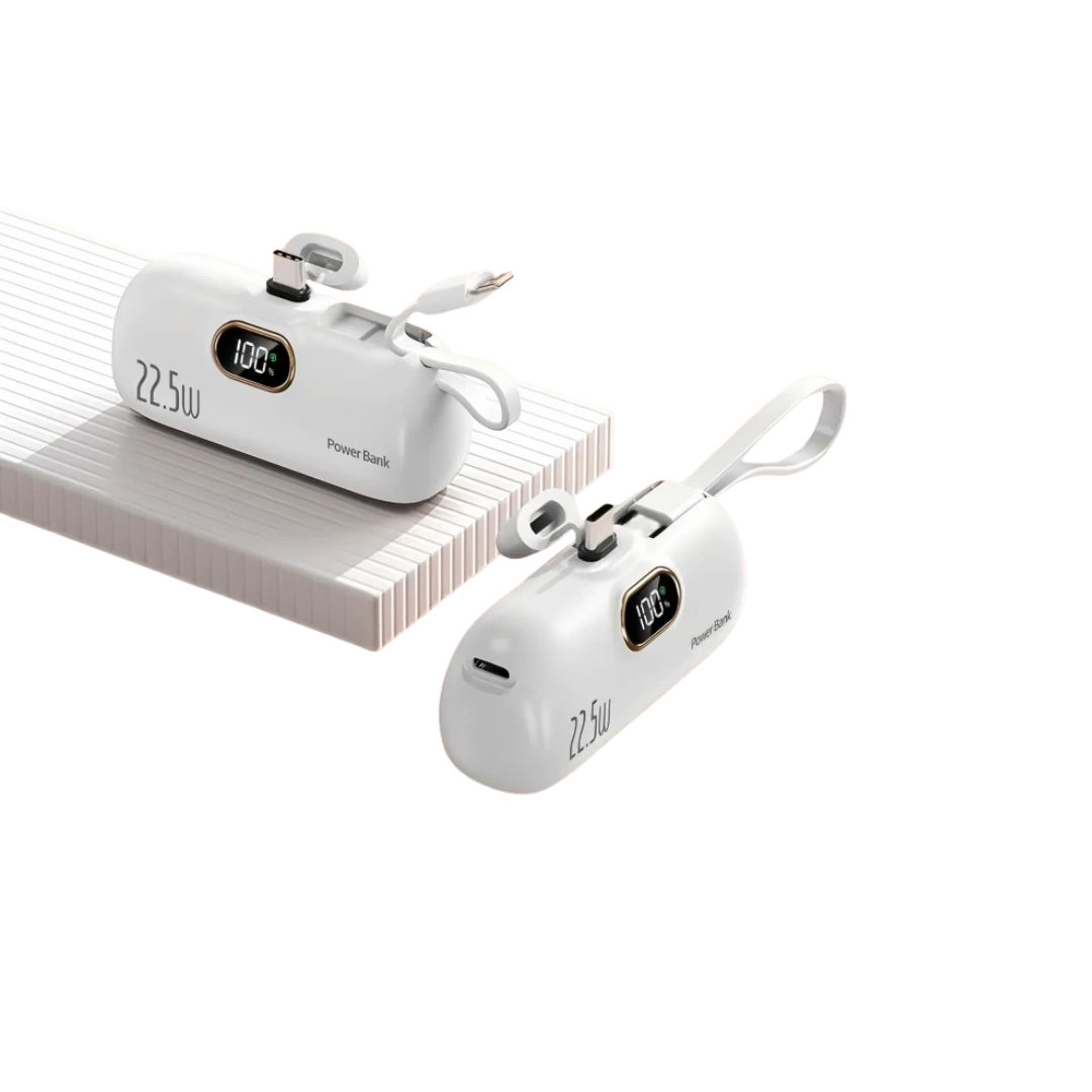 Powerbank 50000mAh Mini Capsule Power Bank 22,5W Batteria Ricarica Alta Velocità
