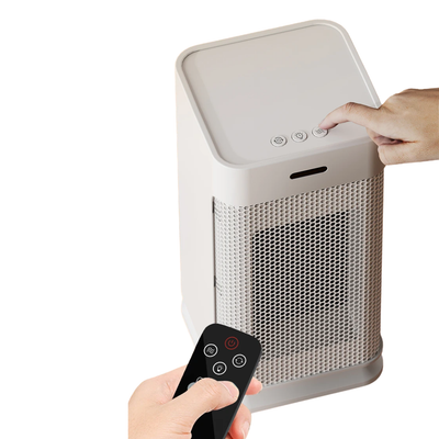 Riscaldatore Portatile Rapido Ceramica PTC Riscaldatore Elettrico 1200 W Telecomando/Timer