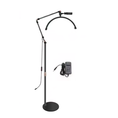 Luce LED Pavimento 20W Forma Mezzaluna 3000k-6000k Supporto Metallo Telecomando