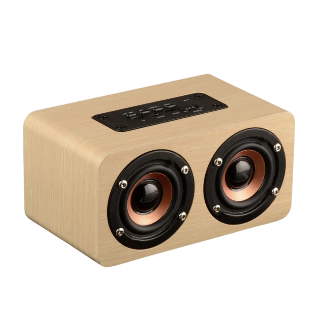 Cassa Bluetooth Legno Sound Box Batteria 1500 mAh  Ingresso AUX