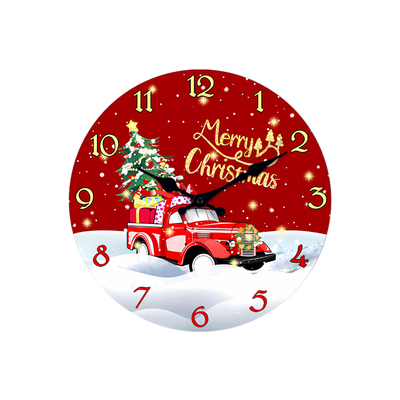 Orologi Parete Natale Silenziosi Creativo Babbo Natale Decorazioni Natalizie
