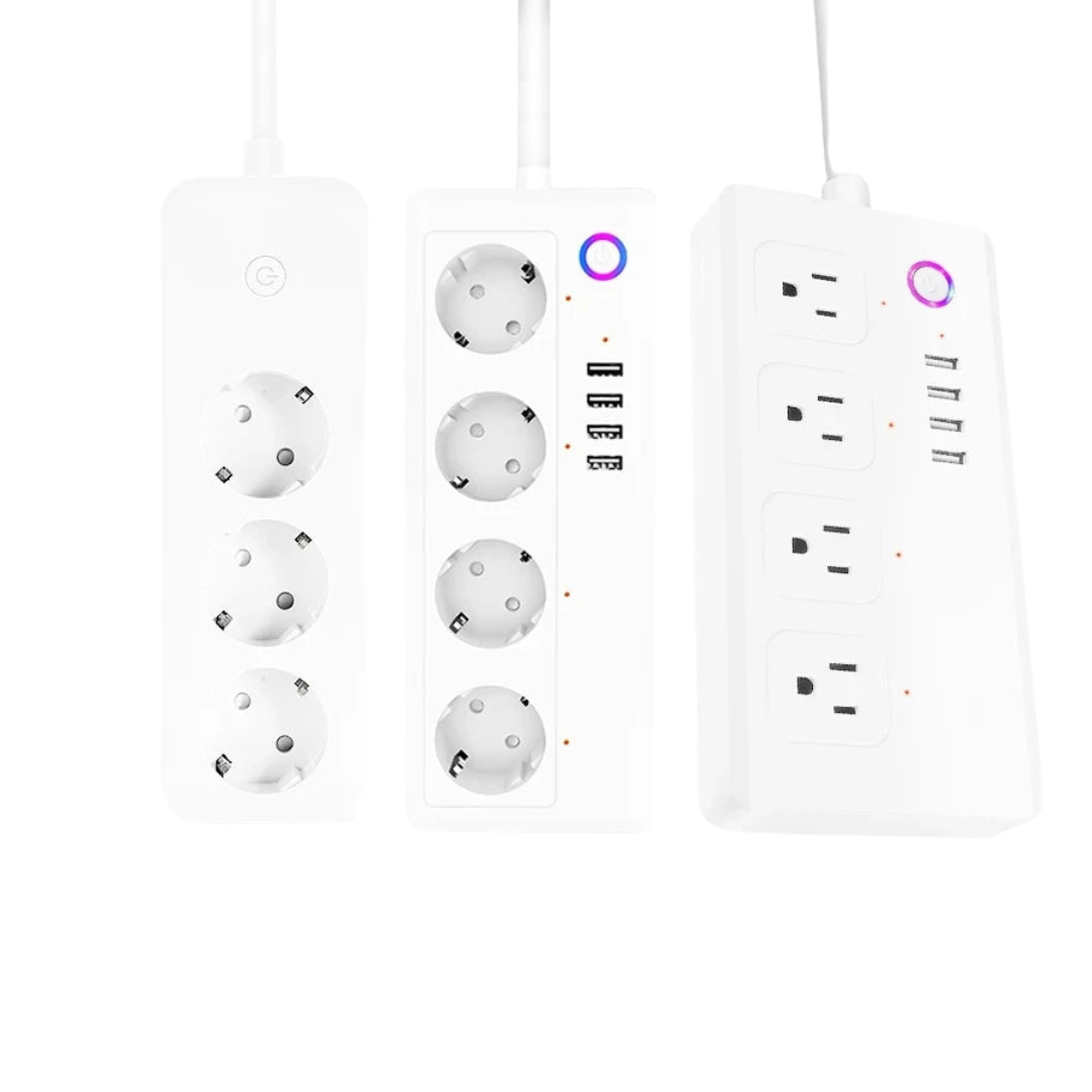 Presa Intelligente Presa WiFi 4 Prese 4 Porte USB Interruttore Smart Accessori Elettronici Casa