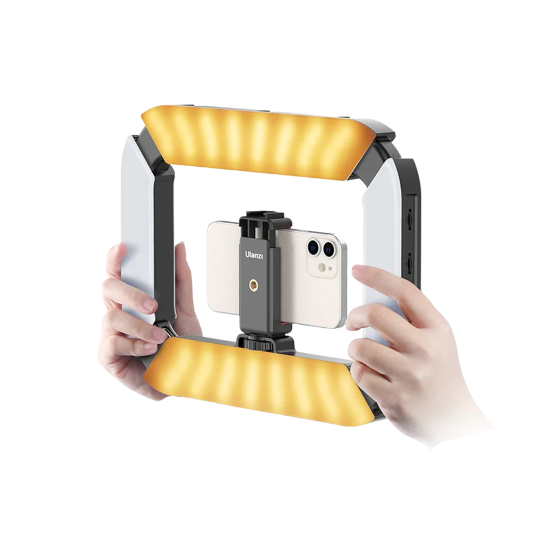 Anello Luminoso Fotocamera Video Rig Luce Riempimento Fotocamera Kit Luce Clip Telefono