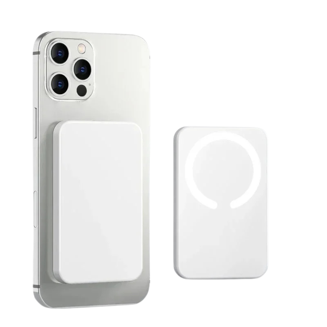 Batteria Ricambio Esterna Portatile Ricarica Rapida Wireless 10000 mAh Power Bank Supporto Magnetico - IN POWER SMARTECH