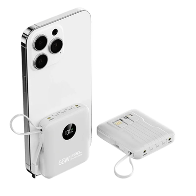 Power Bank 66 W 20000 mAh Gande Capacità Piccolo Alimentatore Portatile Diverse Colorazioni