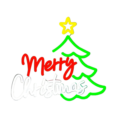 Buon Natale Insegna Neon Decorazione Parete Luce LED Decorazione Natalizia