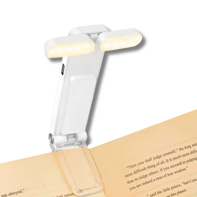 Lampada Lettura Ricaricabile USB Segnalibro Portatile Clip LED