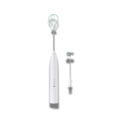 Montalatte 2 In 1 USB Ricaricabile Frullino Elettrico Frusta Miscelatore Doppia Testa Agitatore