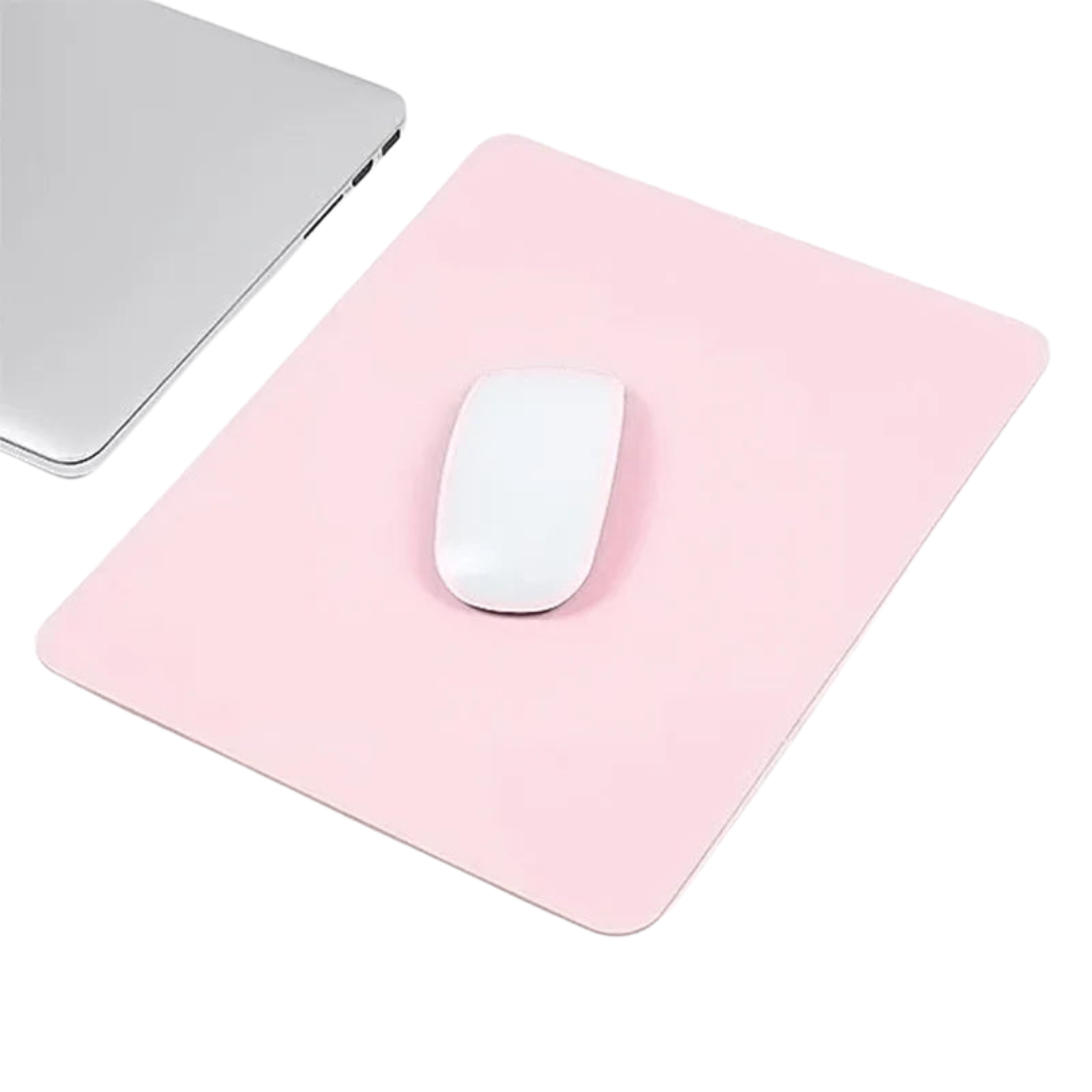 Tappetino PU Mouse Antiscivolo Impermeabile Antigraffio Portatile Diverse Colorazioni