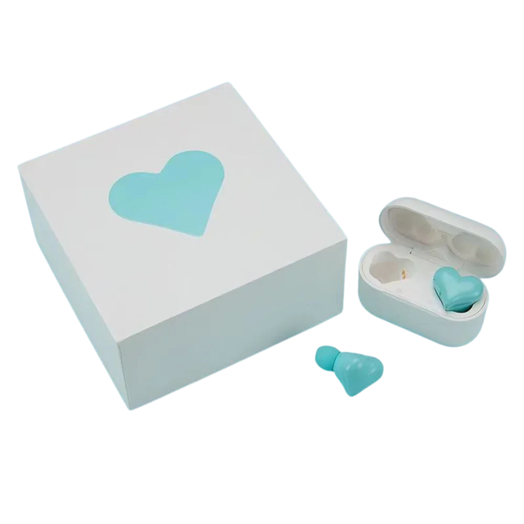 Cuffie Wireless Bluetooth Forma Cuore Auricolari Diverse Colorazioni Impermeabile Riduzione Rumore
