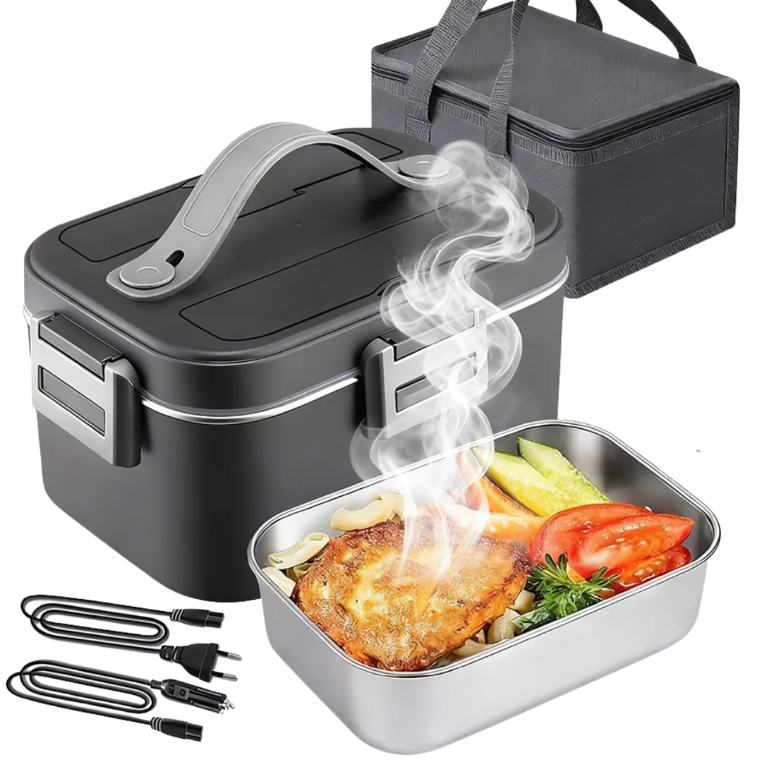 Fornello 220V  Riscaldamento Elettrico Contenitore Caldo Alimenti Portatile Acciaio
