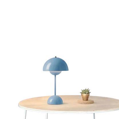 Lampada Da Tavolo Fungo Luce Led Carica USB Lampada Da Scrivania Decorazione Casa