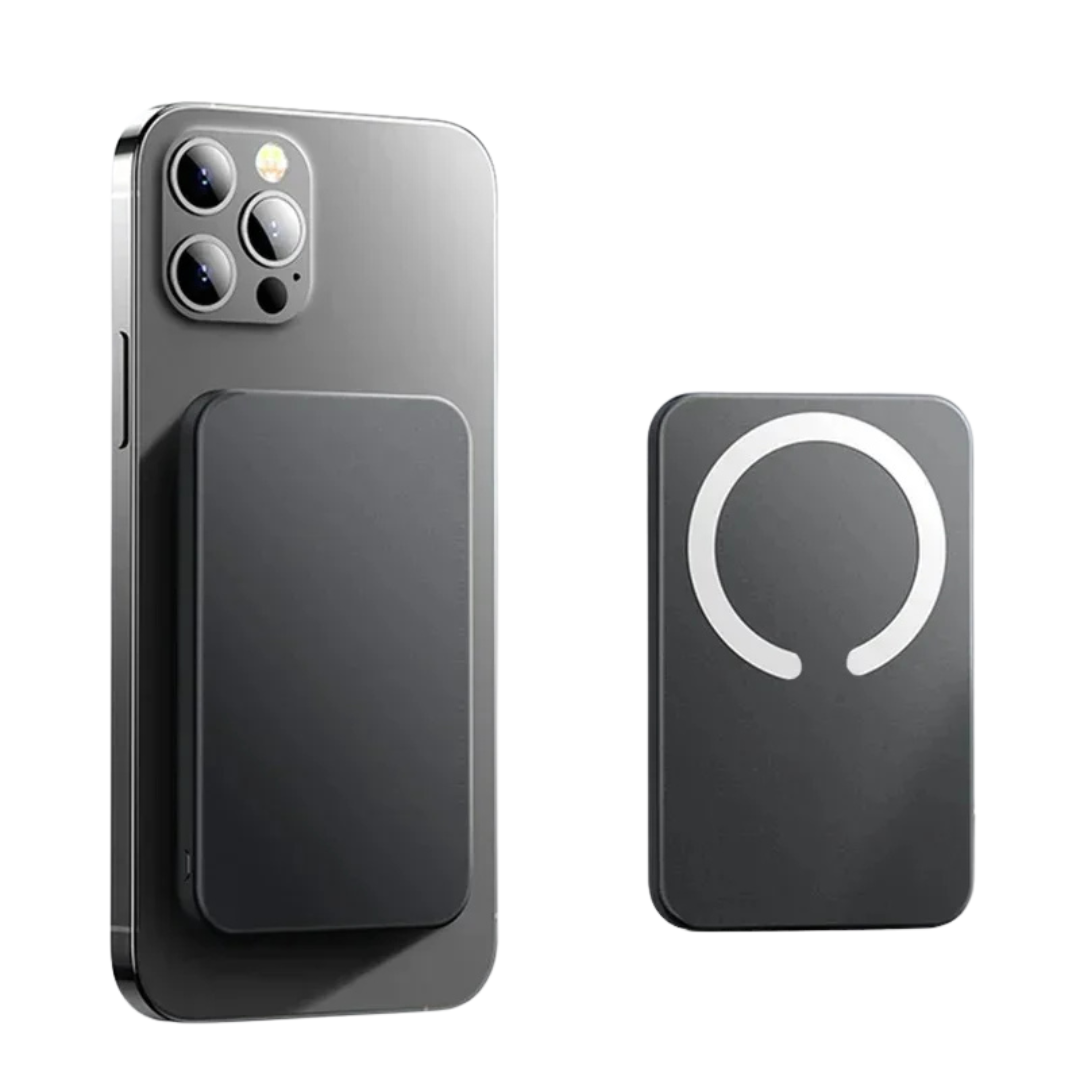 Batteria Ricambio Esterna Portatile Ricarica Rapida Wireless 10000 mAh Power Bank Supporto Magnetico - IN POWER SMARTECH