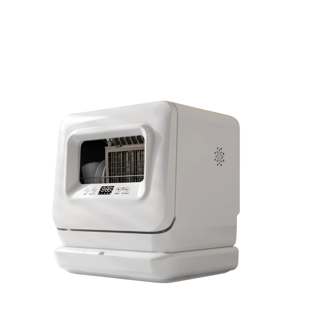 Mini Lavastoviglie Portatile  5 Programmi Display Digitale  5,7 Litri Materiale ABS