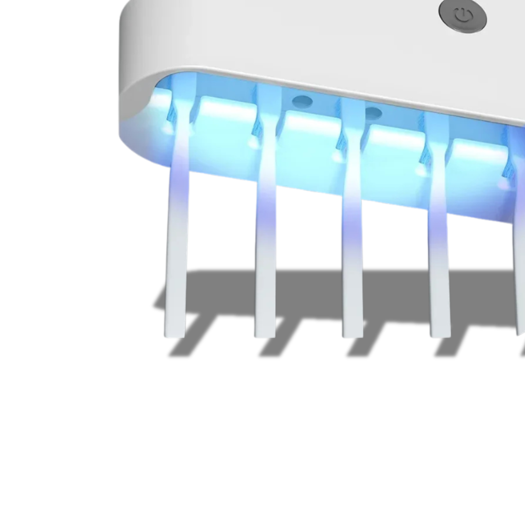 Sterilizzatore Intelligente Spazzolino Parete UV USB Dispenser Dentifricio 5 Slot