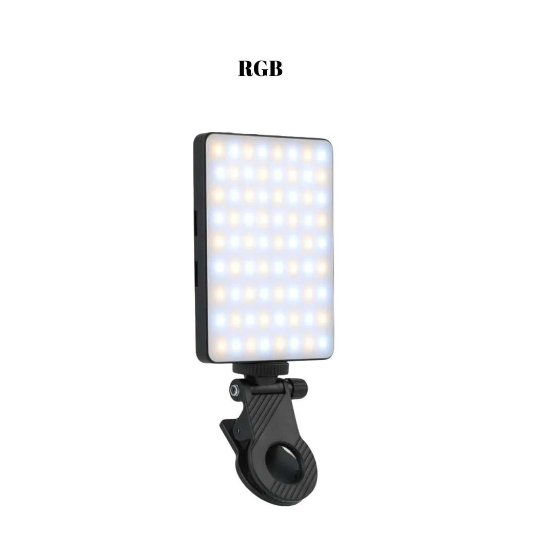 Luce  LED RGB Luce Riempimento Telefono Lanterne Portatili Ricaricabili 2000MAh Regolata 3 Modalità 2700-6500K Illuminazione Portatile