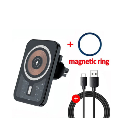 Supporto Ricarica Rapida Auto Magnetico 15W Caricatore Wireless