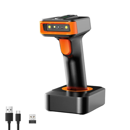 Scanner Rilevamento Automatico Scanner Codici Barre Bluetooth  Alimentazione 2500 mAh Wireless
