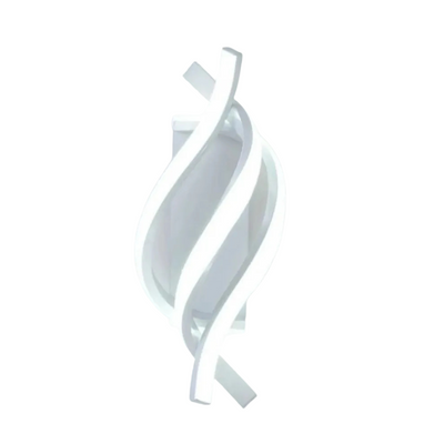Lampada Da Muro Materiale Allumino Colorazione Bianca Decorazione Parete Design Elegante