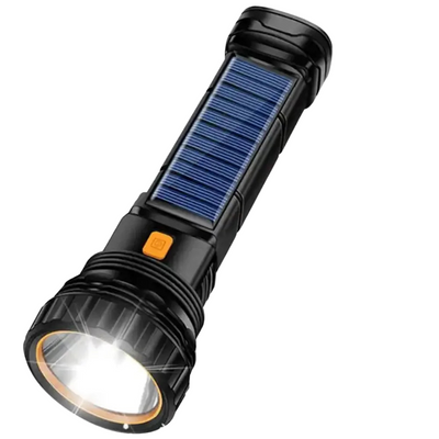 Torcia Solare Multifunzione  LED Lanterna Torcia Solare  LED Torcia Portatile