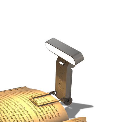 Lampada LED Lettura Luce Notturna Clip Portatile Segnalibro USB ricaricabile
