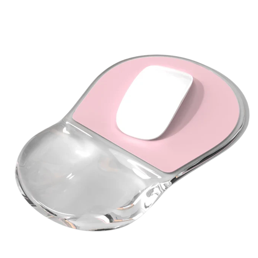 Tappetino Mouse  Supporto Ergonomico Polso Morbido Antiscivolo Gomma Siliconata  Diverse Colorazioni